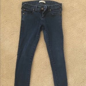 Low rise skinny free people denim